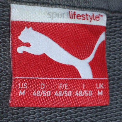 Mens UK Size M PUMA Black Pullover Sweatshirt