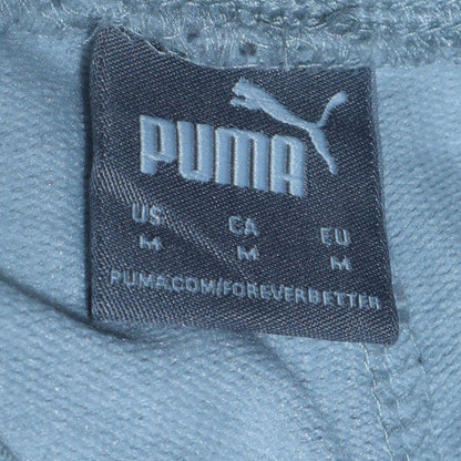 Puma Men's Grey M Jogger Sweatpants Elastic Waist Drawstring
