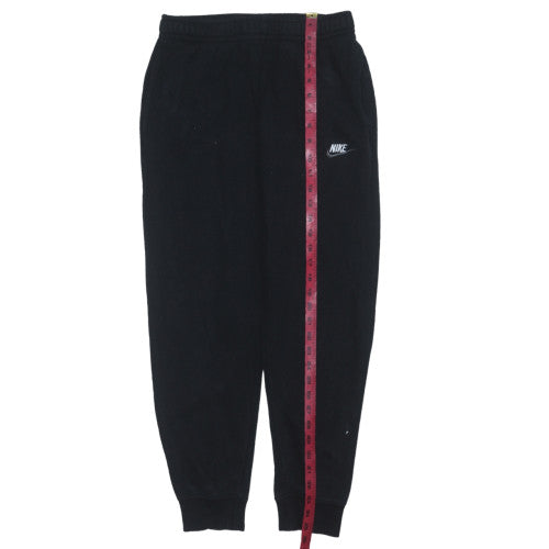 Mens UK Size S Nike Regular Fit Sweatpants Black Trousers