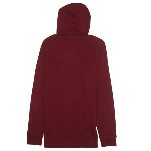 Mens UK Size S Under armour Red Pullover Hoodie