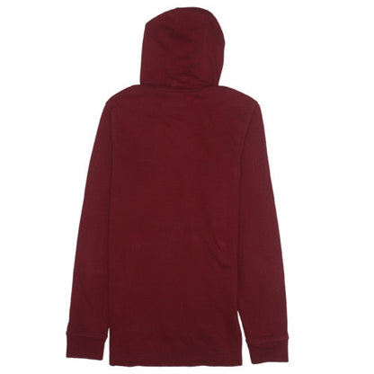 Mens UK Size S Under armour Red Pullover Hoodie