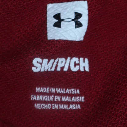 Mens UK Size S Under armour Red Pullover Hoodie
