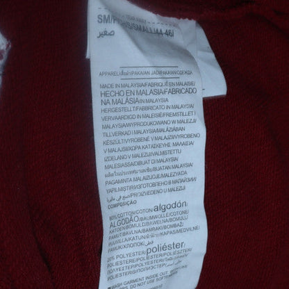 Mens UK Size S Under armour Red Pullover Hoodie