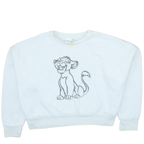 Womens UK Size S Disney White Pullover Sweatshirt
