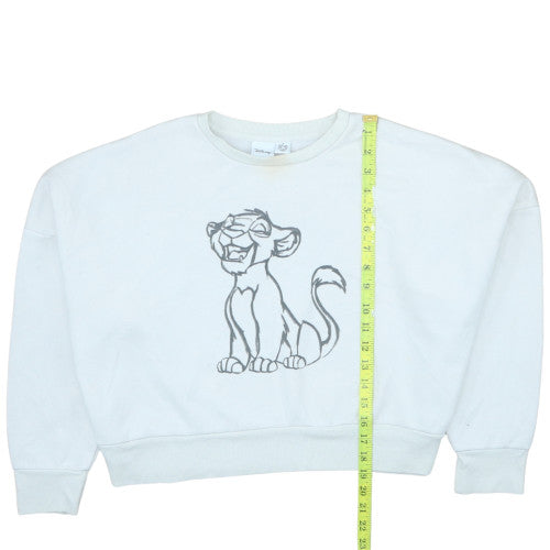Womens UK Size S Disney White Pullover Sweatshirt
