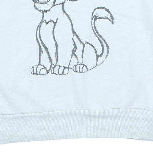 Womens UK Size S Disney White Pullover Sweatshirt
