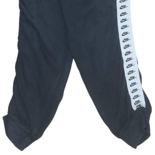 Mens UK Size M Nike Regular Fit Jogger Black Trousers