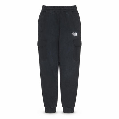 The North Face Women's Black Cargo Fleece Tapered Trousers Size S