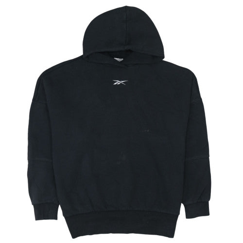 Womens UK Size M Reebok Black Pullover Hoodie