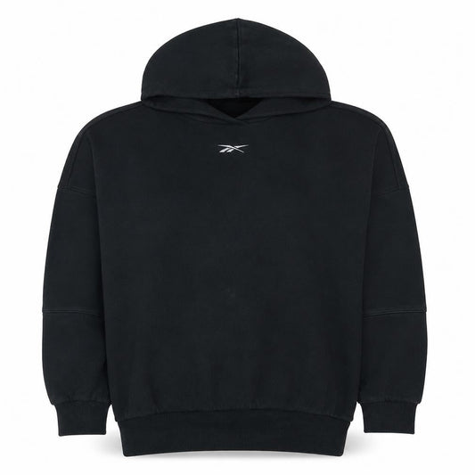 Womens UK Size M Reebok Black Pullover Hoodie