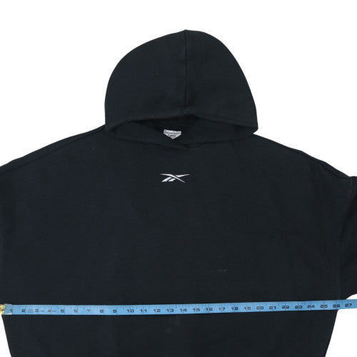 Womens UK Size M Reebok Black Pullover Hoodie