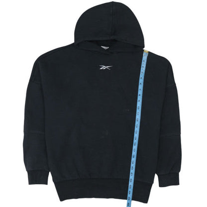 Womens UK Size M Reebok Black Pullover Hoodie
