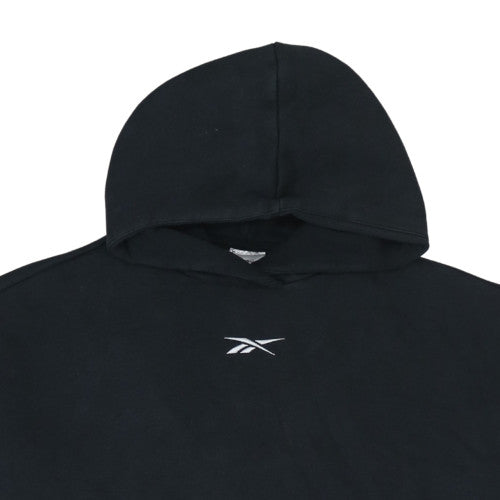 Womens UK Size M Reebok Black Pullover Hoodie