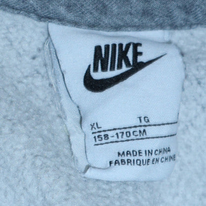 Nike Boys Grey Full Zip Fleece Hoodie XL 158-170cm Sports Casual