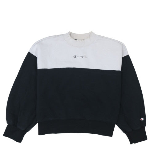 Womens UK Size M Champion Black Pullover Sweatshirt