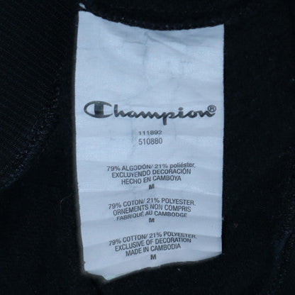 Womens UK Size M Champion Black Pullover Sweatshirt