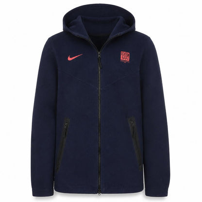 Mens UK Size S Nike Blue Full Zip Hoodie