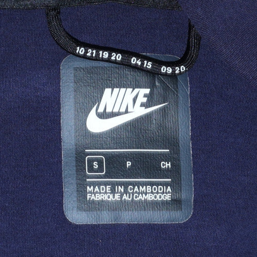 Mens UK Size S Nike Blue Full Zip Hoodie