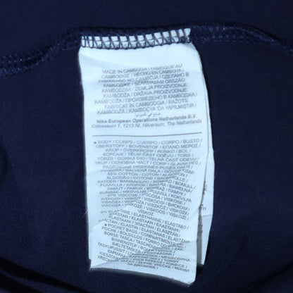Mens UK Size S Nike Blue Full Zip Hoodie