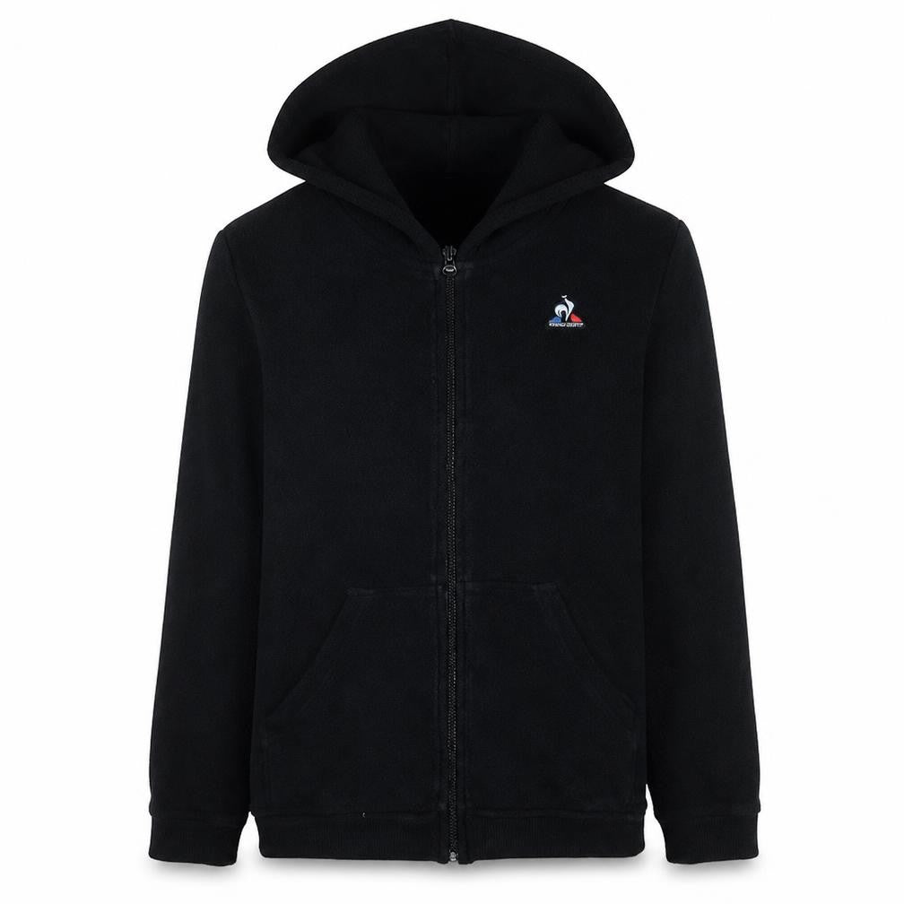 Mens UK Size L le coq sportif Black Full Zip Hoodie