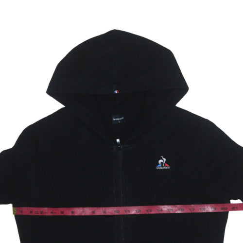 Mens UK Size L le coq sportif Black Full Zip Hoodie