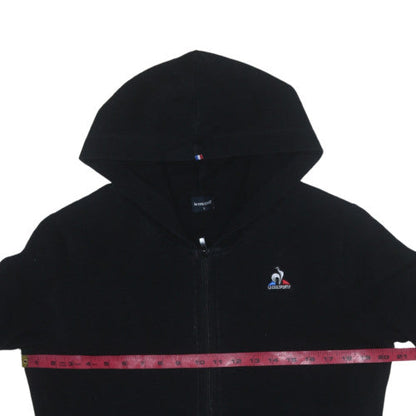 Mens UK Size L le coq sportif Black Full Zip Hoodie