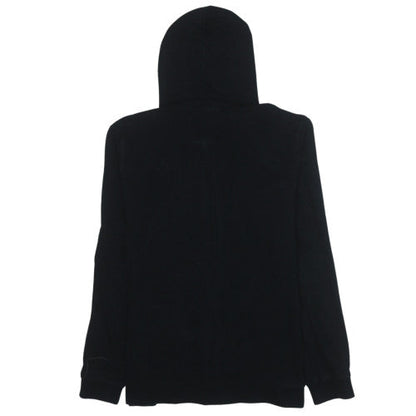 Mens UK Size L le coq sportif Black Full Zip Hoodie