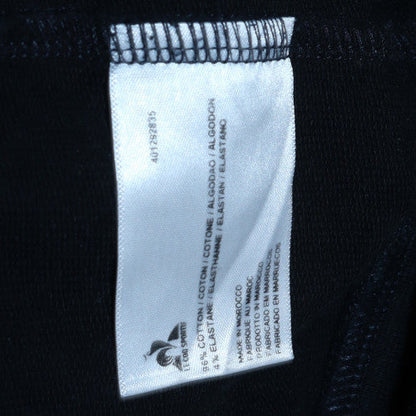 Mens UK Size L le coq sportif Black Full Zip Hoodie