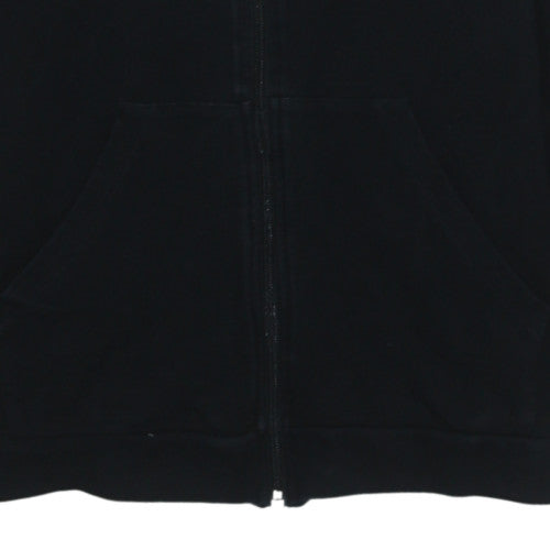 Mens UK Size L le coq sportif Black Full Zip Hoodie