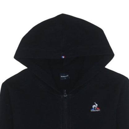 Mens UK Size L le coq sportif Black Full Zip Hoodie