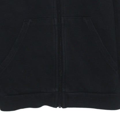 Puma Boys Black Full Zip Fleece Hoodie 16 Years Sports Logo Sweatshirt