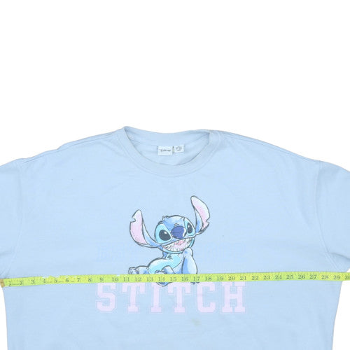 Womens UK Size 2XL Disney Blue Pullover Sweatshirt