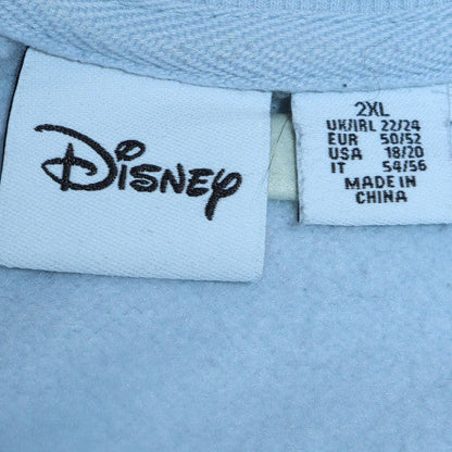 Womens UK Size 2XL Disney Blue Pullover Sweatshirt