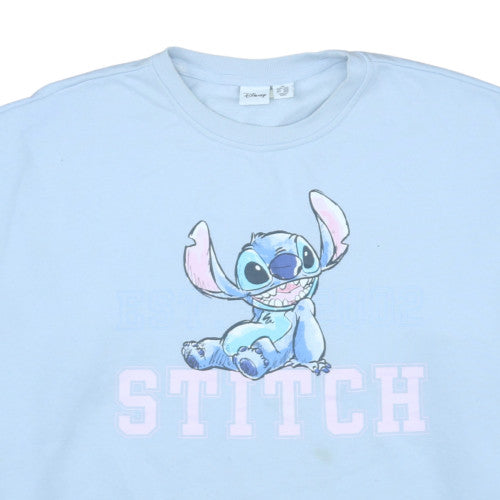 Womens UK Size 2XL Disney Blue Pullover Sweatshirt