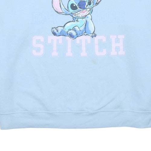 Womens UK Size 2XL Disney Blue Pullover Sweatshirt