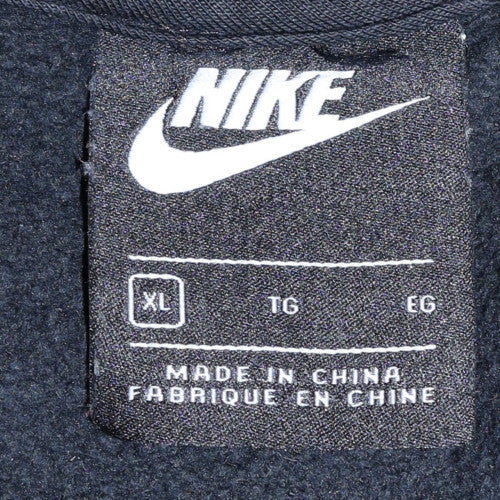 Mens UK Size XL Nike Black Full Zip Hoodie