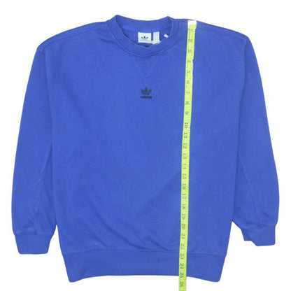 Womens UK Size 10 adidas Blue Pullover Sweatshirt