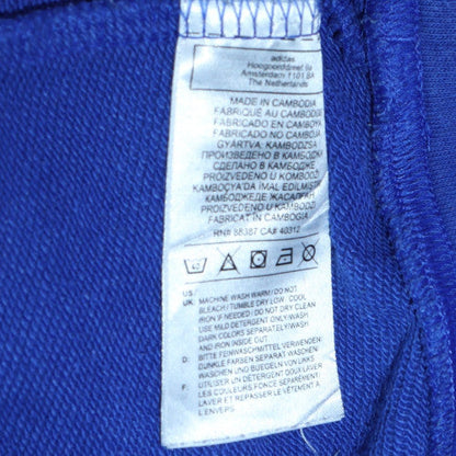 Womens UK Size 10 adidas Blue Pullover Sweatshirt