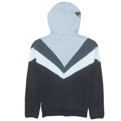 Womens UK Size 12 adidas Grey Full Zip Hoodie