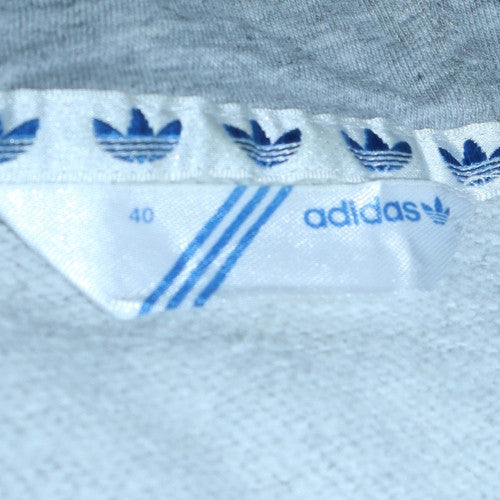 Womens UK Size 12 adidas Grey Full Zip Hoodie