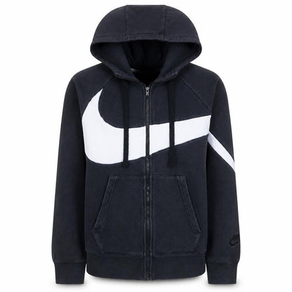 Womens UK Size S Nike Black Full Zip Hoodie