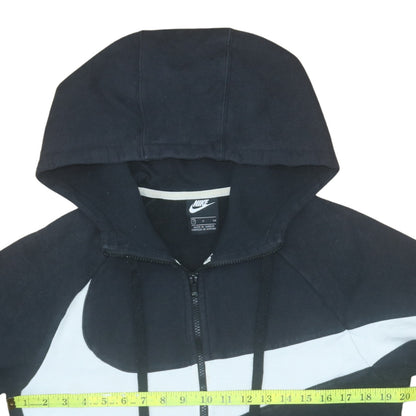 Womens UK Size S Nike Black Full Zip Hoodie