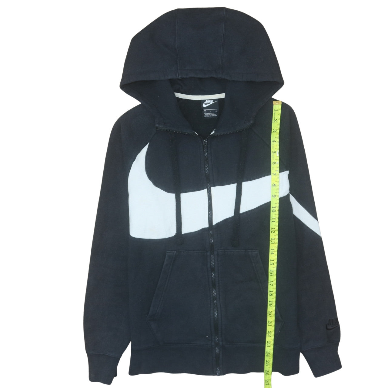 Womens UK Size S Nike Black Full Zip Hoodie