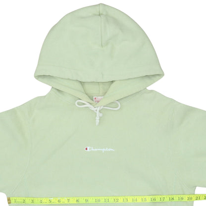 Womens UK Size M Champion Green Pullover Hoodie