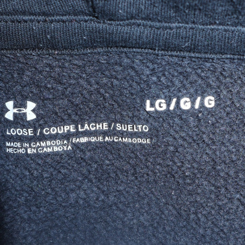 Mens UK Size L Under armour Black Pullover Hoodie