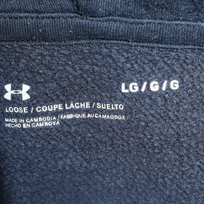 Mens UK Size L Under armour Black Pullover Hoodie