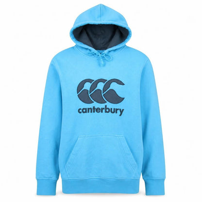 Mens UK Size M Canterbury Blue Pullover Hoodie