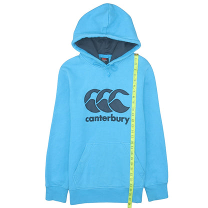 Mens UK Size M Canterbury Blue Pullover Hoodie