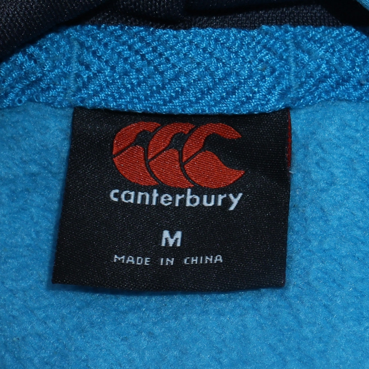 Mens UK Size M Canterbury Blue Pullover Hoodie