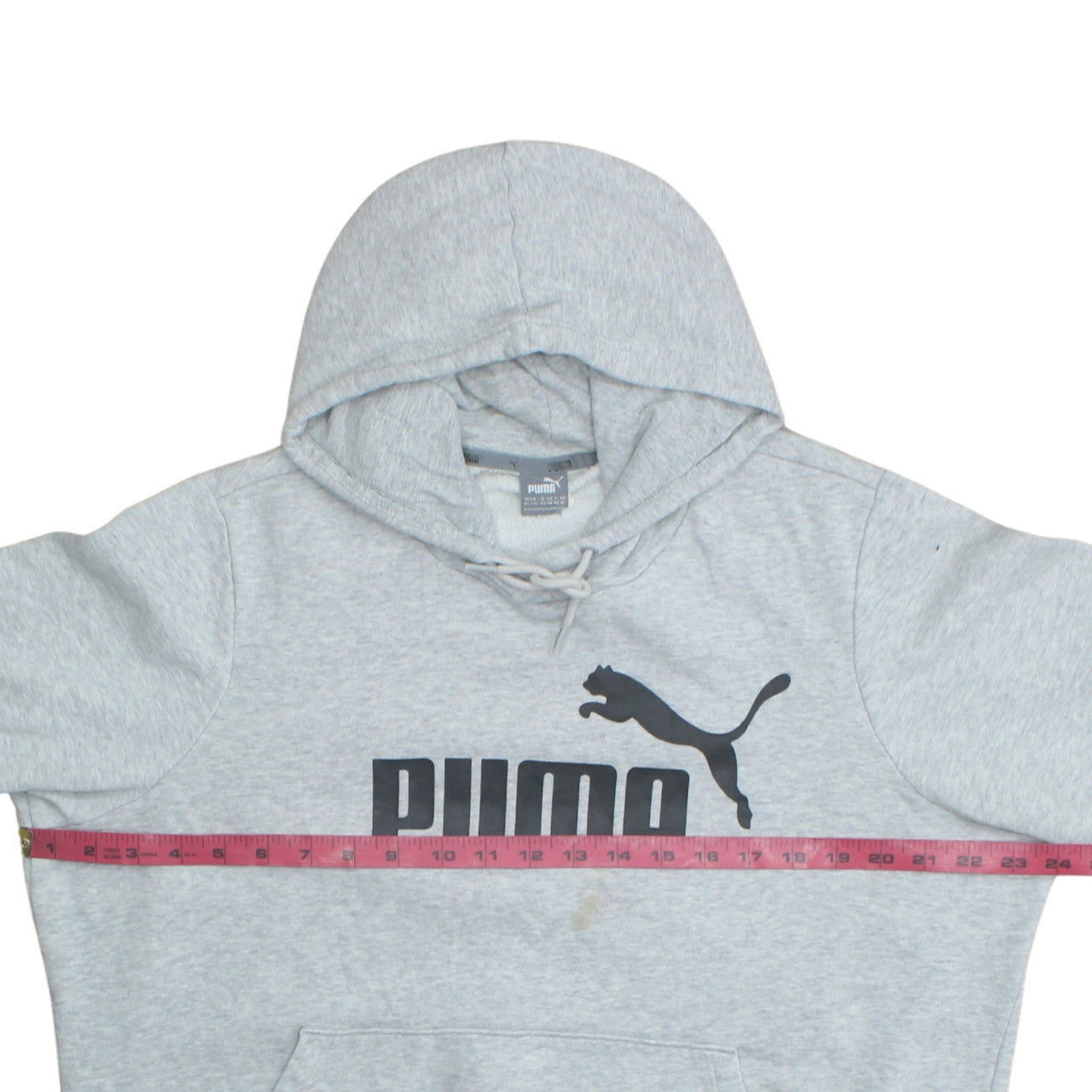 Womens UK Size XL PUMA Grey Pullover Hoodie